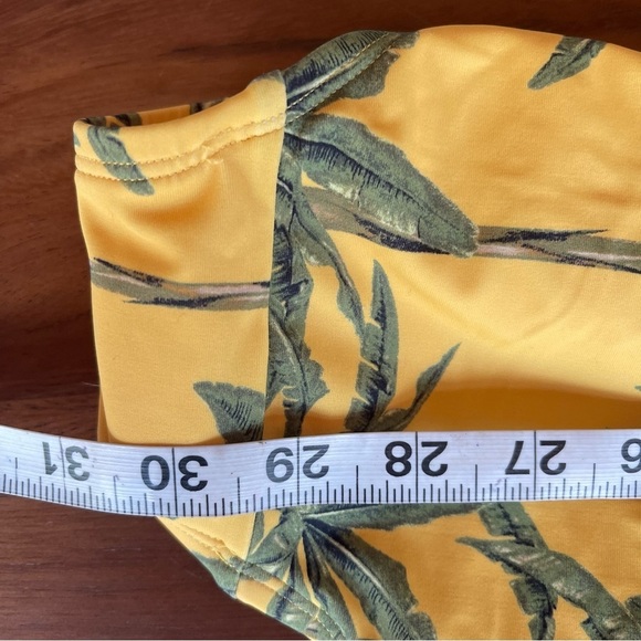 NWOT agua BenditA x Target Swimsuit size 2X sold out yellow with green - Picture 10 of 16